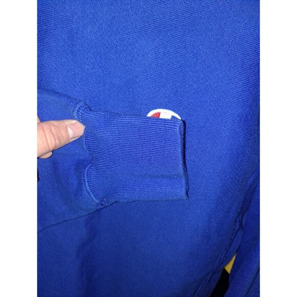 Vintage Champion Reverse Weave Bright Blue Sweatshirt Size Medium - Picture 4 of 9